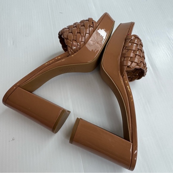 Rachel Zoe Gabrielle Women's Tan Woven Platform Heels - Picture 10 of 12